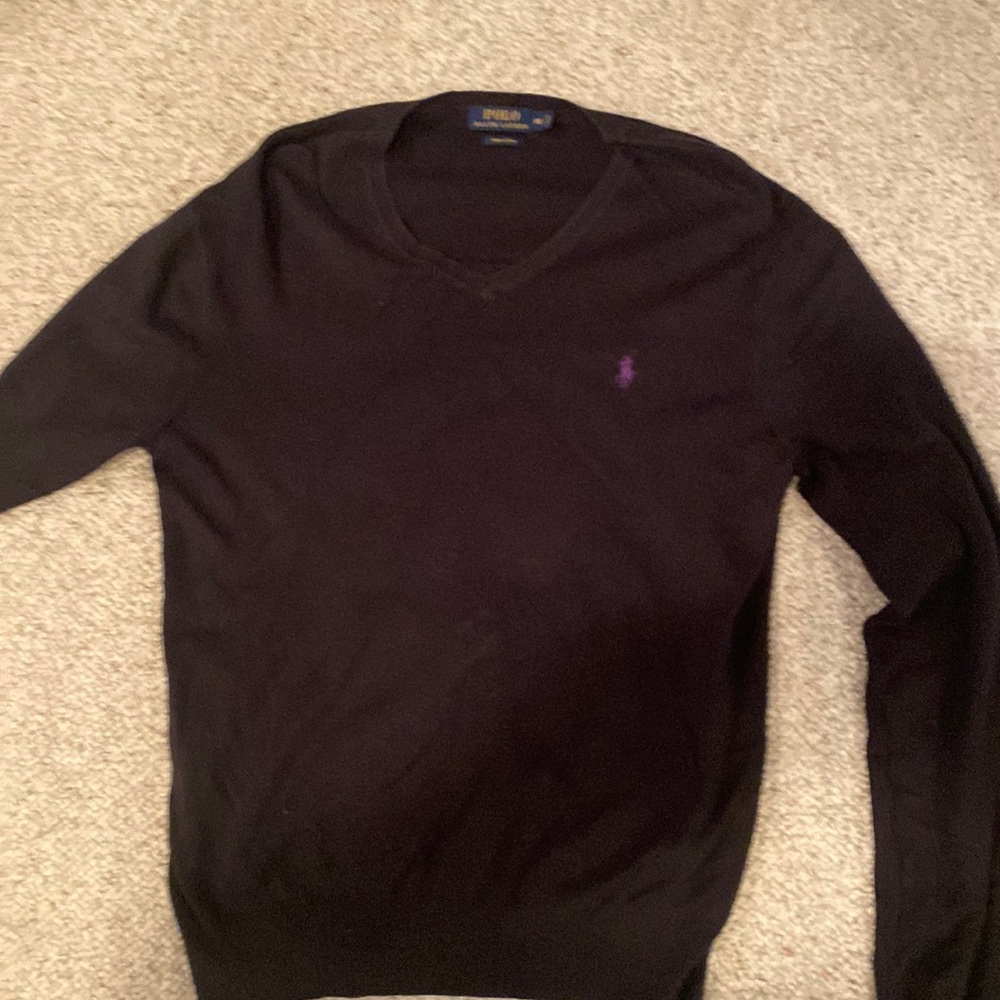 Men’s Black Polo Sweater